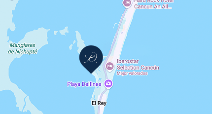 Mapa Cancún